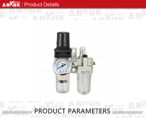 Combinação pneumática de medidores de pressão de válvula de controle de óleo de ar e água 