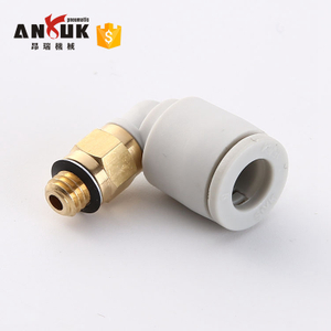 Tipo SMC Made in china acessórios de cotovelo de conector hidráulico de ar pneumático