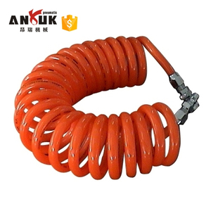 Mangueira de bobina PU pneumática/tubo espiral/tubo espiralado de poliuretano